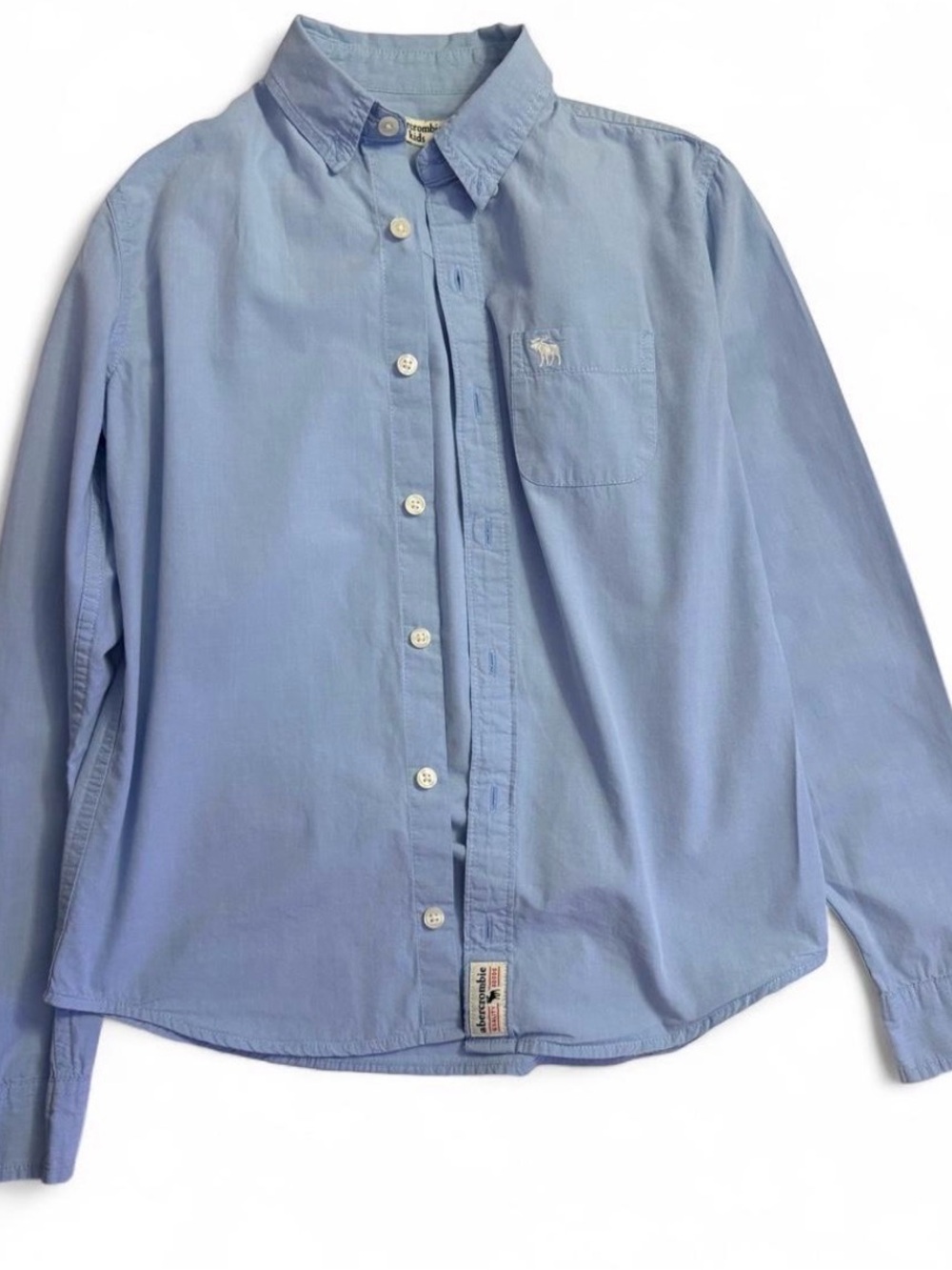 Abercrombie & Fitch Light Blue Button-Down Shirt